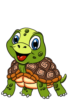 Illustration mascotte d'une tortue Corse